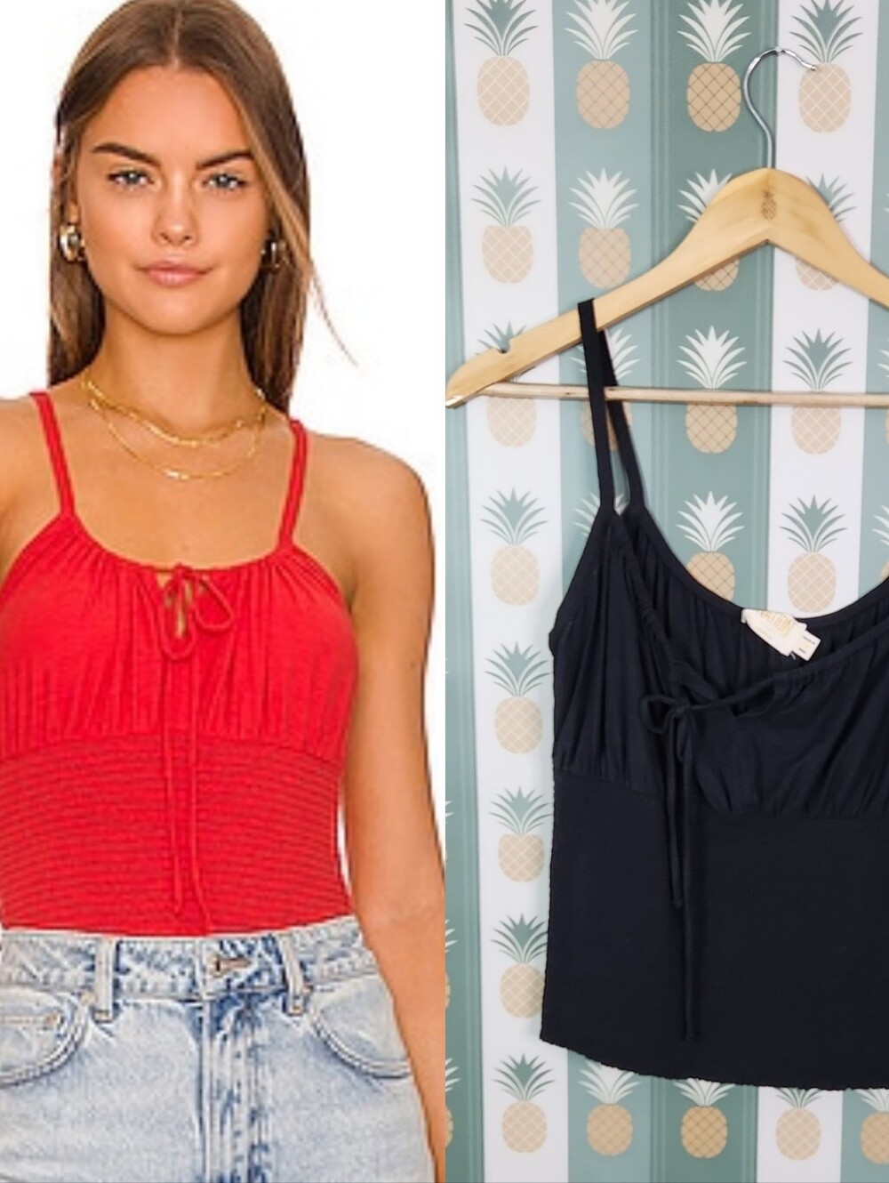 Nation Los Angeles Adeline Chemise Tank